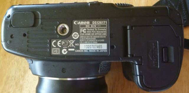 canon 7d serial number